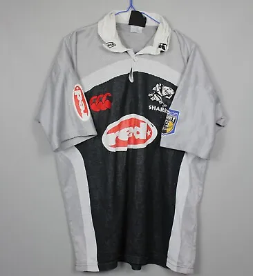 £53.99 • Buy Natal Sharks Rugby Union Jersey Shirt Vintage 2000 2001 Home Xl Canterburry