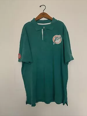 Reebok Miami Dolphins Vintage Collection Polo Size XL NFL Football 🐬 • $15