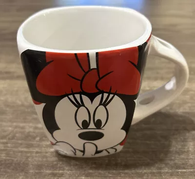 Disney Minnie Mouse  Shhh.. I'm Taking A Time-Out  Red/White Coffee Mug No Spoon • $14.97