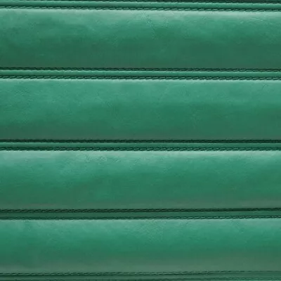 Mako Boat 2 Inch Sewn Pleated Vinyl | Aloe Vera Green 51  (YD) • $20.06