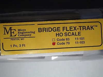 Micro- Engineering #11-103 BRIDGE FLEX-TRAK HO CODE 70 • $17.50