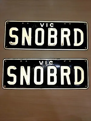 Vic Personalised Number Plates SNOBRD • $2650