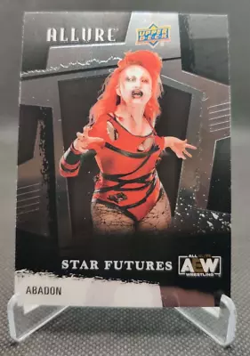2022 Upper Deck AEW Allure Star Futures #131 Abadon Wrestling Card • $1.75