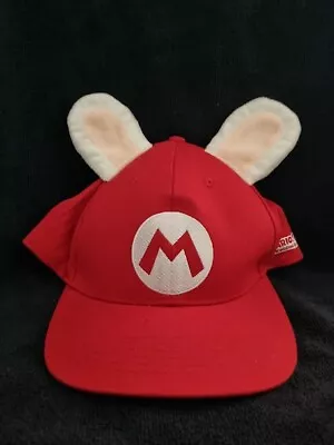 Nintendo Switch Mario Rabbids Kingdom Battle Hat Cap Red With Ears • $20