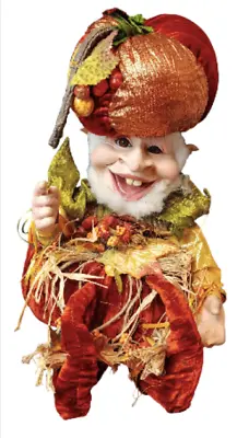 Mark Roberts Pumpkin Fairy Elf Thanksgiving Fall Harvest Figurine Large Fall • $211.98