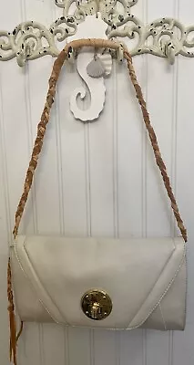 Elliott Lucca Purse Bag Full Grain Leather Handmade Shoulder Strap 11.5” X 7” • $12.99