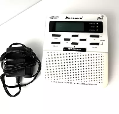 Midland WR-100 Weather Radio All Hazards Alert Radio SAME Digital Weather NOAA • $20.99