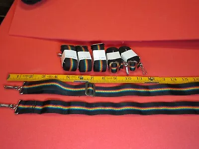 Vintage ~;~Polaroid COLOR Camera ~;~ Rainbow Neck Strap Adjustable ~;~ NEW ~ NOS • $8.99