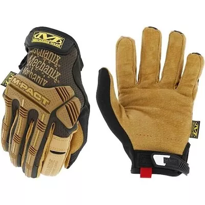 New MECHANIX WEAR Large Black Leather Gloves (1-Pair) • $29