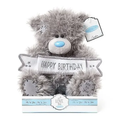 £19 • Buy Me To You Tatty Teddy Collectors 9  Plush Bear - Happy Birthday Banner