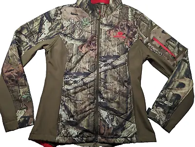 Mossy Oak Break-Up Infinity Women’s Softshell Camo Hunting Jacket SZ M (38-40) • $27.99