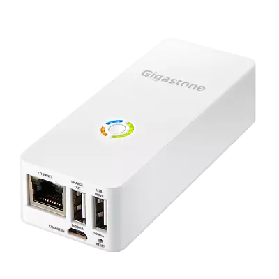 Gigastone 4 In 1 Media Streamer 5200mAh Power Bank/ Wireless Card Reader/ Router • $10.99