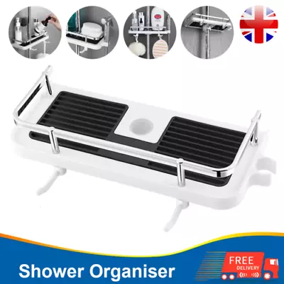 £8.99 • Buy Bathroom Shelf Shower Pole Caddy Rack Storage Organiser Tray Holder Accessories
