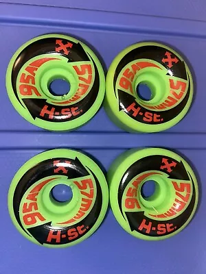 H Street H St Arrows Vintage NOS Original Skateboard Wheels Green • $46