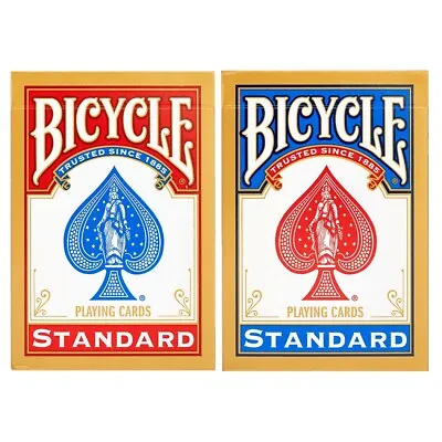 £3.99 • Buy Bicycle Playing Cards Single Pack Standard Index Poker  - 1 Pack - Red Or Blue