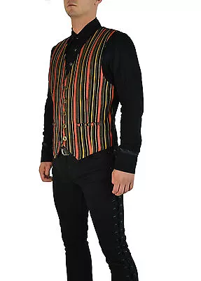 Shrine Gatsby Aristocrat Vest Jacket Victorian Velvet Gothic Cowboy Steampunk • $64.99