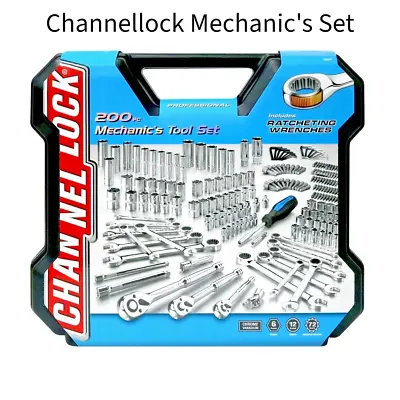 Channellock Mechanic's Set 200pc Tool's Set Drive Wrenches! USA • $124.99