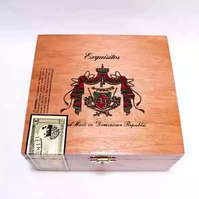 Arturo Fuente Exquisitos Empty Wooden Cigar Box 6.25x5.75x2.75 • $7