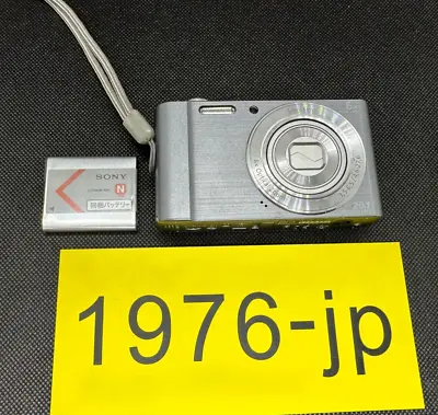 Sony Cyber-Shot DSC-W810 SteadyShot 20MP Digital Camera Silver Japanese • $107