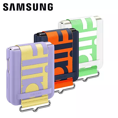 $14.99 • Buy For Samsung Galaxy Z Flip3 5G Hybrid PC Lightweight Bumper Case Cover With Strap