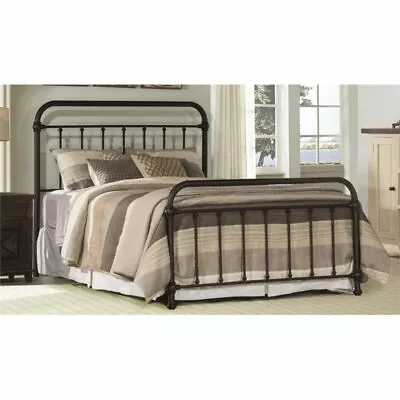 Hillsdale Kirkland Full Metal Spindle Panel Bed In Dark Bronze • $466.10