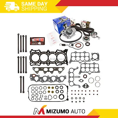 Head Gasket Set Timing Belt Kit AISIN Water Pump Fit 94-97 Honda F22B2/6 • $1253.95