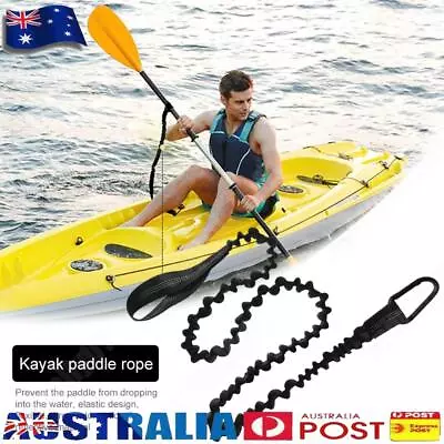 - Elastic Kayak Paddle Leash Adjustable Paddle Strap (Black) • $8.68