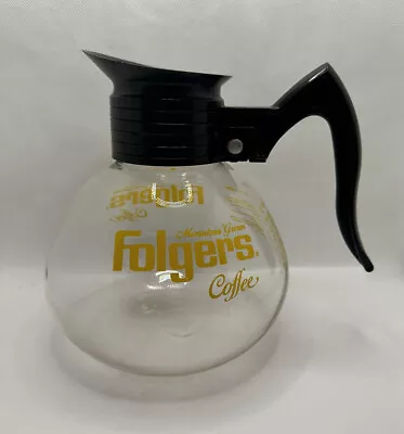 VTG Folgers Coffee Pot Mountain Grown Folgers Coffee Commercial Pot For Bunn • $22.99