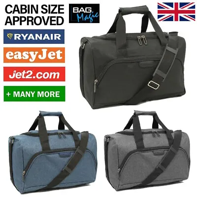 Ryanair EasyJet Cabin Approved Travel Holdalls Hand Luggage Size Bags 40X20X25cm • £11.99