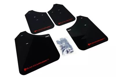 Rally Armor UR Black Mud Flaps W/ Red Logo For 02-07 WRX/STI MF1-UR-BLK/RD • $146