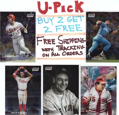 2021 Topps Stadium Club Chrome Base 1-200 Parallels Buy 2 Get 2 FREE Ships FREE • $1.29