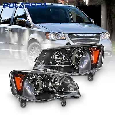 2Pcs Headlight For 2008-2016 Chrysler Town&Country 2011-2018 Dodge Grand Caravan • $100.43