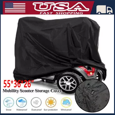 Mobility Scooter Storage Cover Wheelchair Cover Waterproof For Travel Lightw • $15.99