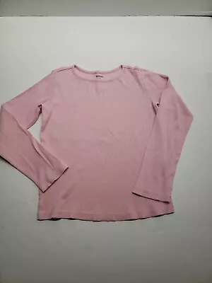 Gymboree Prep School Pink Waffle Long Sleeve Tee Girl Size 12 • $3.99