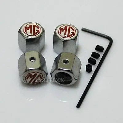 Anti Theft Dust Car Wheel Valve Caps Fit For MG MGA MGB MGC MIDGET ETC V04 • $8.99