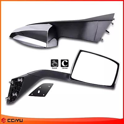 For 2004-2016 Volvo Vn Vnl Truck Mirror Mounting Plate Hood Mirrors Chrome LH&RH • $109.99