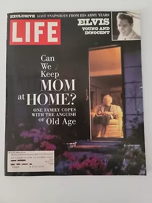 Life Magazine August 1993-Elvis-Young And Innocent-   Can We Keep MOM At Home?  • $10.98