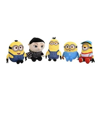 Illumination's Minions And Gru Small Plushes 5-piece Collector Set - BRAND NEW • $20