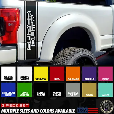 Vinyl Stickers Decal Graphics For Ford F250 F350 Fits Super Duty Truck Stripes • $29.95