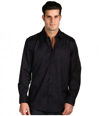 Zagiri Wonderful Tonight Black Jacquard Shirt Size M • $99.99
