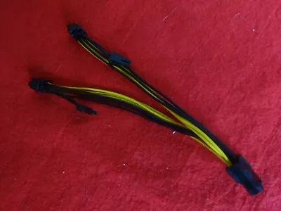£2.42 • Buy PCI-E GPU 6 Pin To Dual 8 (6 + 2) Pin PCI Express Power Adapter Splitter Cable