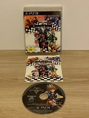 Kingdom Hearts 1.5 HD Remix PS3 Playstation Complete Gd Cond Tested Aus Stock • $12.50