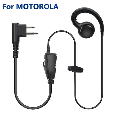 Swivel PTT Earpiece For Motorola RLN6423 HKLN4604 RDM2070D RMU2080 Two Way Radio • $8.99