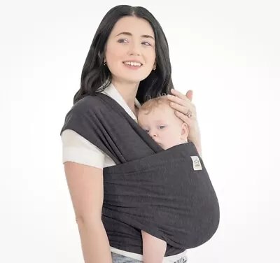 KeaBabies Baby Wrap Carrier All In 1 Original Breathable Baby Sling Mystic Gray • £9.99