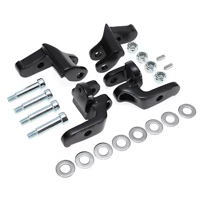Driver Floorboard 1  Relocation Brackets Foot Control Extension For Harley 97-16 • $69.99
