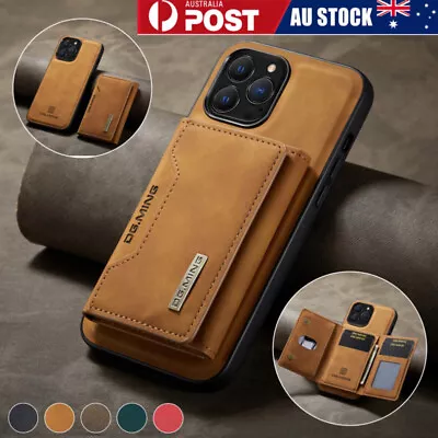 $16.99 • Buy 2 In 1 Detachable Leather Case For IPhone 14 Pro Max 13 12 11Mini XS XR 7 8 Plus