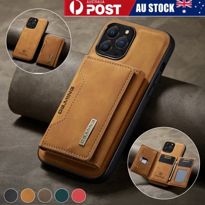 $16.99 • Buy 2 In 1 Detachable Leather Case For IPhone 14 Pro Max 13 12 11Mini XS XR 7 8 Plus
