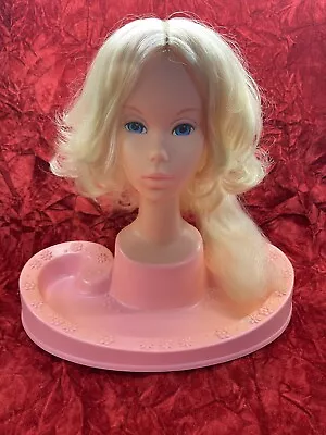 Vintage Barbie Beauty Center Growing Hair Blonde Hair Styling Head 1971 Mattel • $29