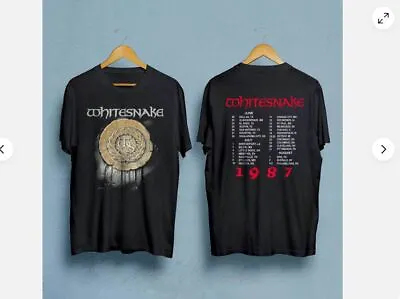 Vintage 80s WHITESNAKE Self Titled 1987 Tour Concert T Shirt • $19.99