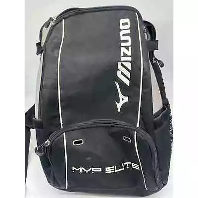 Mizuno MVP Elite Black Baseball Athletic Backpack • $25